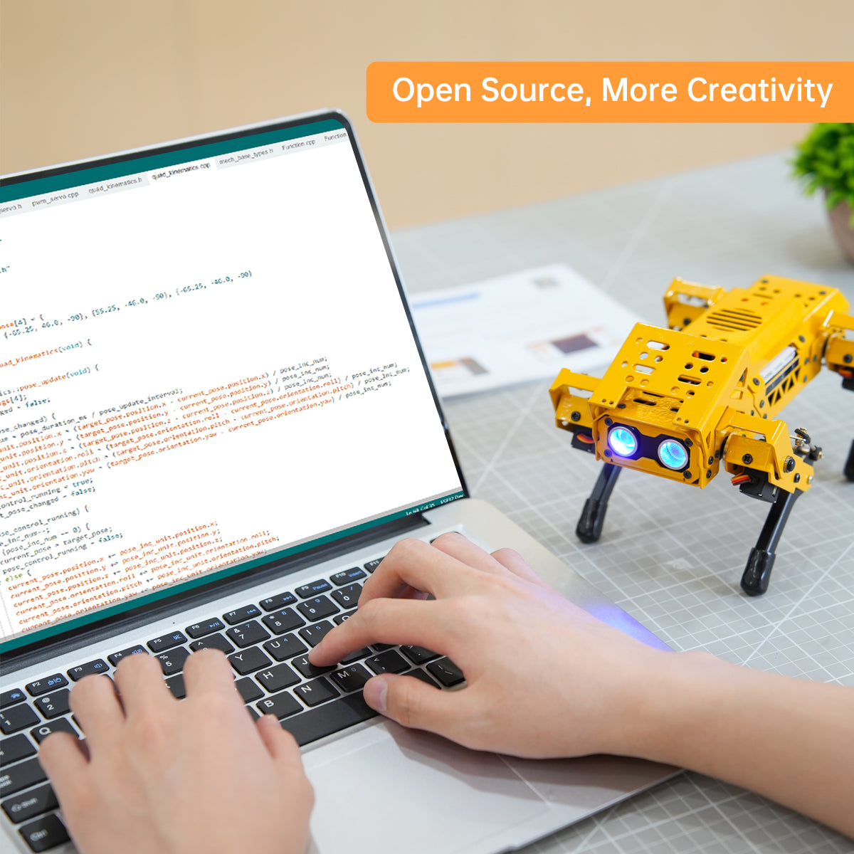 Hiwonder MechDog Open Source AI Robot Dog with AI Vision & Voice Interaction, Programmable with Scratch, Arduino, and Python Hiwonder MechDog Open Source AI Robot Dog with AI Vision & Voice Interaction, Programmable with Scratch, Arduino, and Python